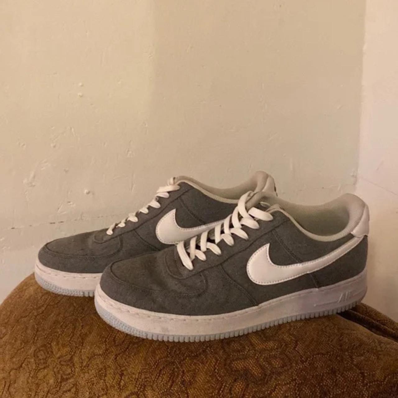 grey nike air force 1 men