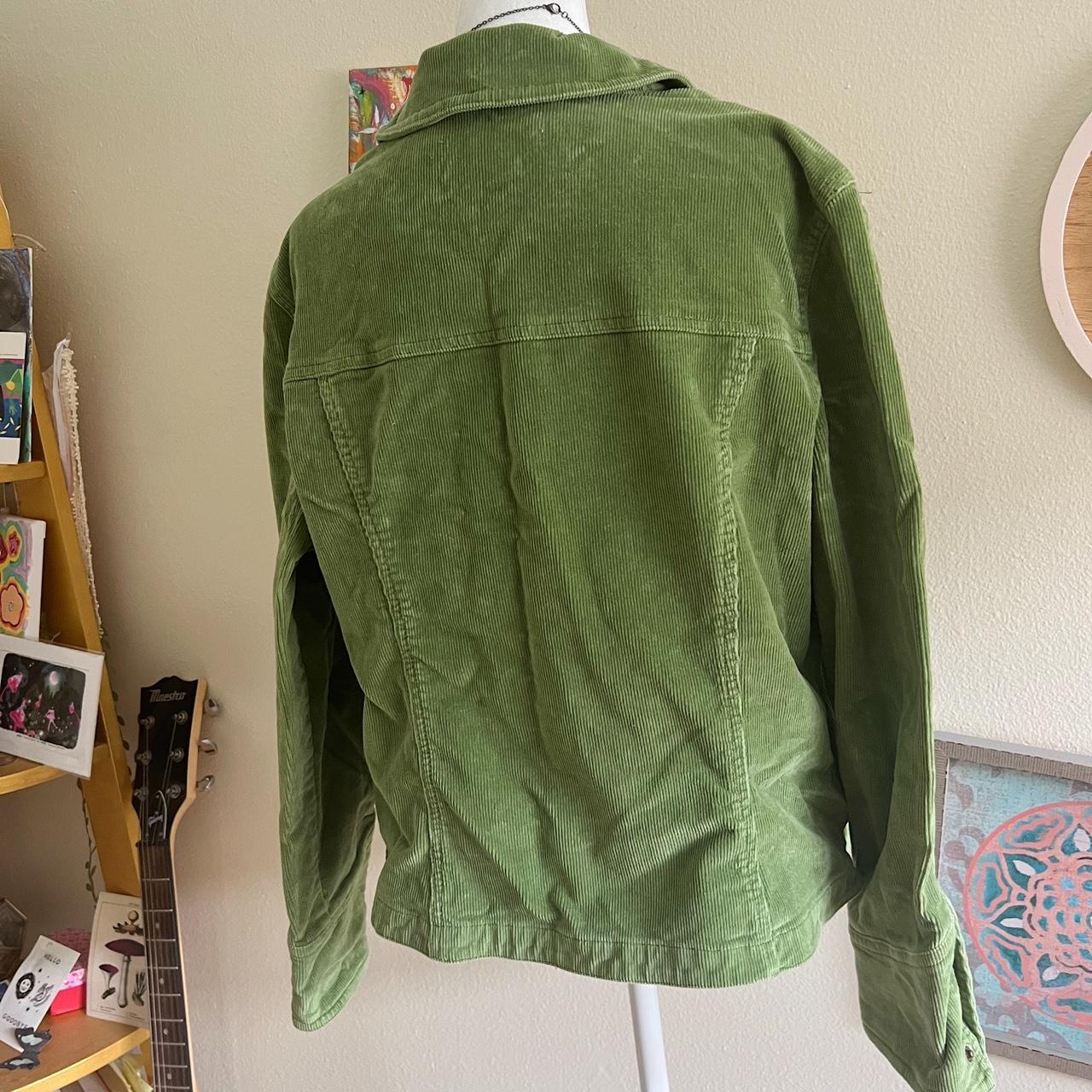 vintage green corduroy jacket by “AMI” labeled a... Depop