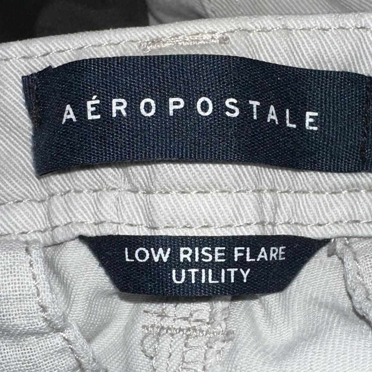 Aéropostale low rise flare utility cargo pants... Depop
