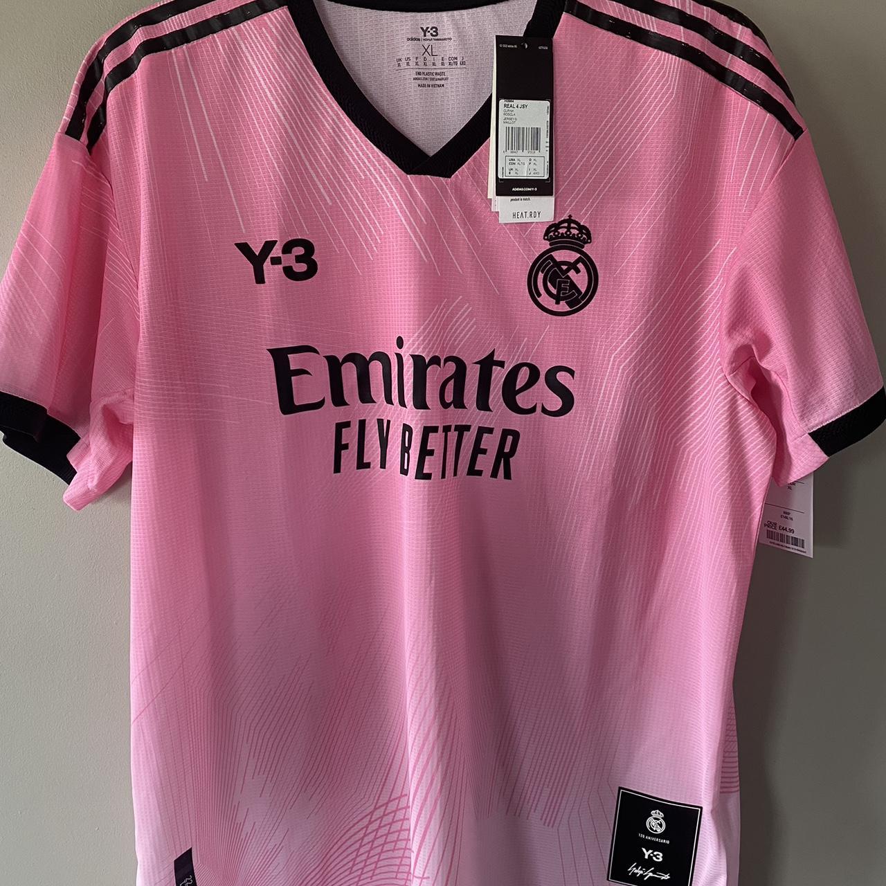 Adidas Real Madrid 120th anniversary pink and black | Depop