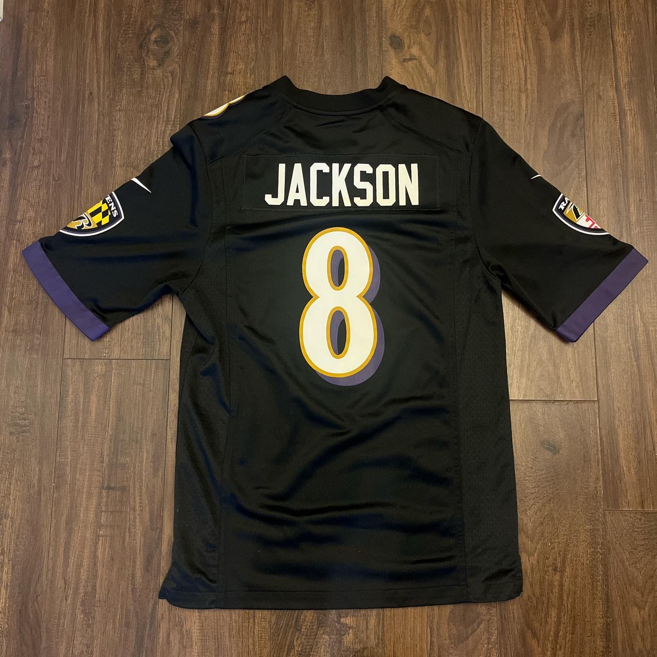 Nike Baltimore Ravens Lamar Jackson Color Rush - Depop