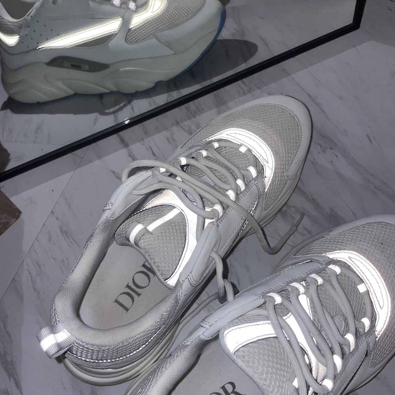 DIOR - B22 Sneakers (White/Pink) Reflective - Depop