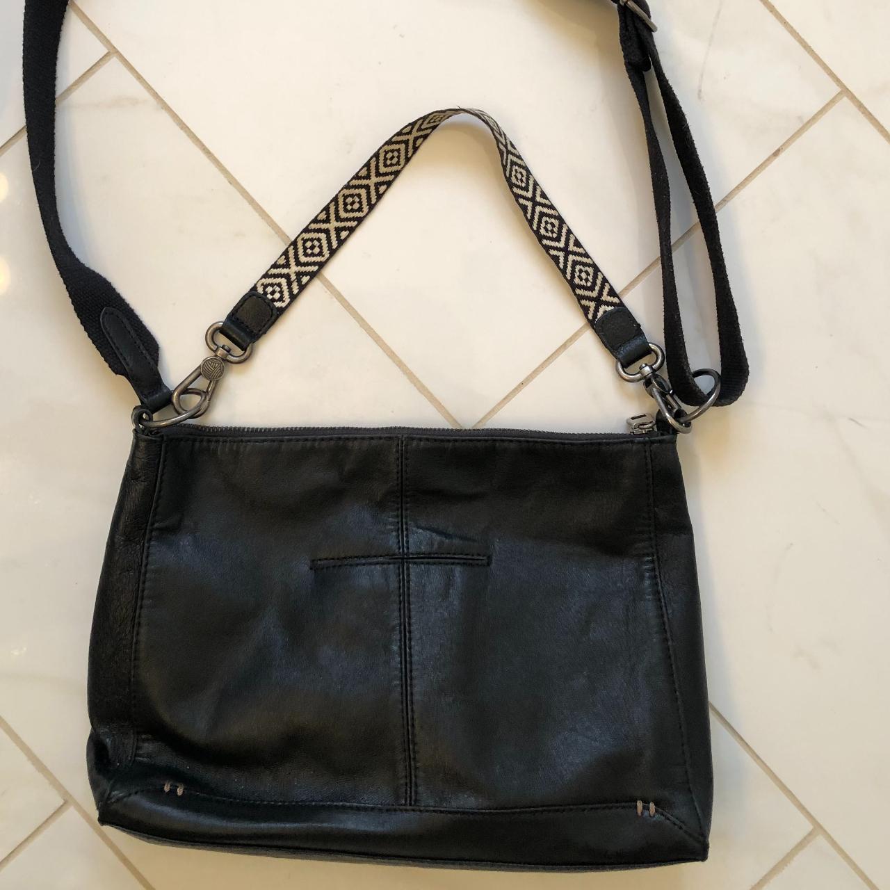 The Sak Camila Black Leather Convertible/Crossbody... Depop