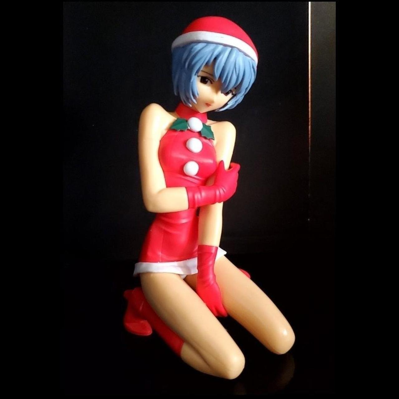 Evangelion Rei Ayanami christmas Figure ! Figure is... - Depop