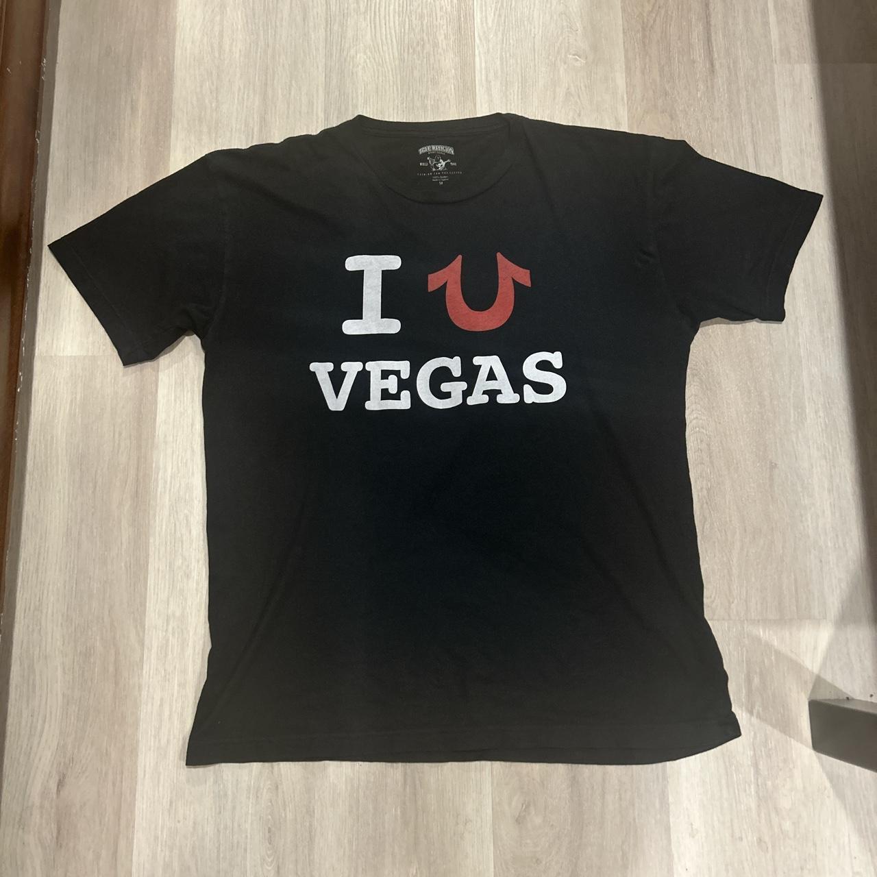 True Religion I ️ Vegas Tee Fairly worn Feel free... Depop