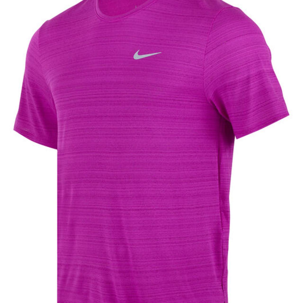 mens purple dri fit shirt
