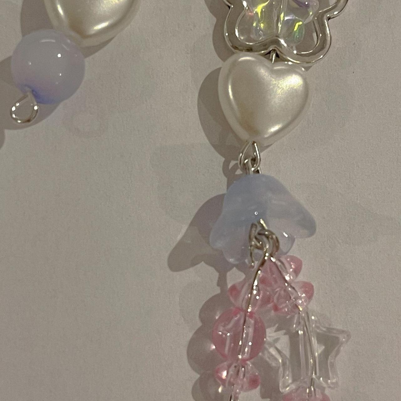 y2k jellyfish phone charm