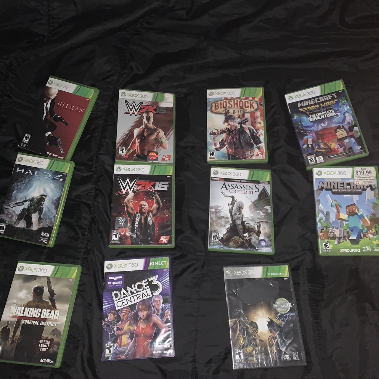 These are some old Xbox 360 games that I use to play. Depop