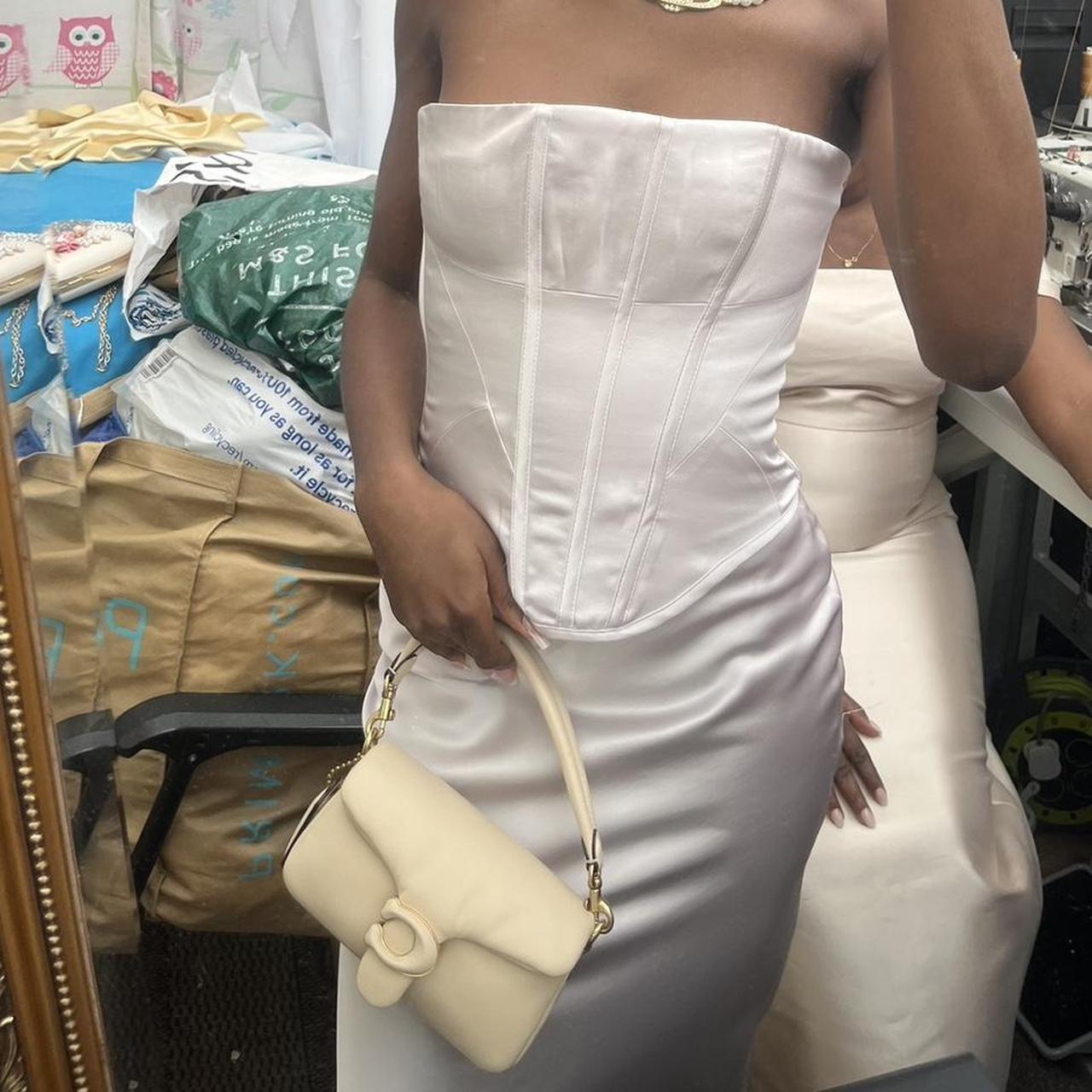 House of CB champagne corset and maxi skirt - Main Image