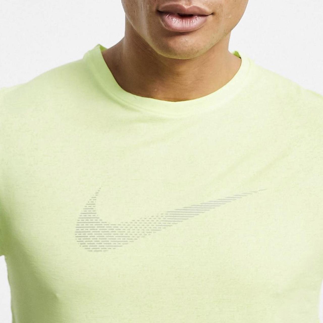 Men’s fluorescent yellow t-shirt, worn twice #Nike... - Depop