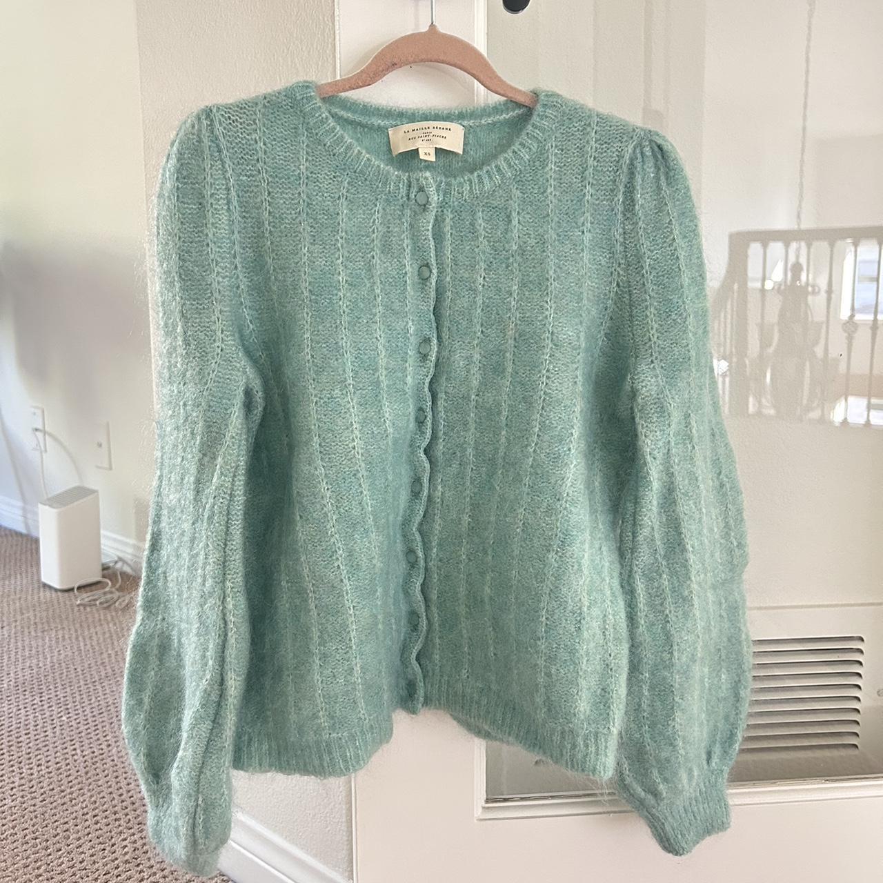 Amance Sezane cardigan knit button up cardigan, size... - Depop