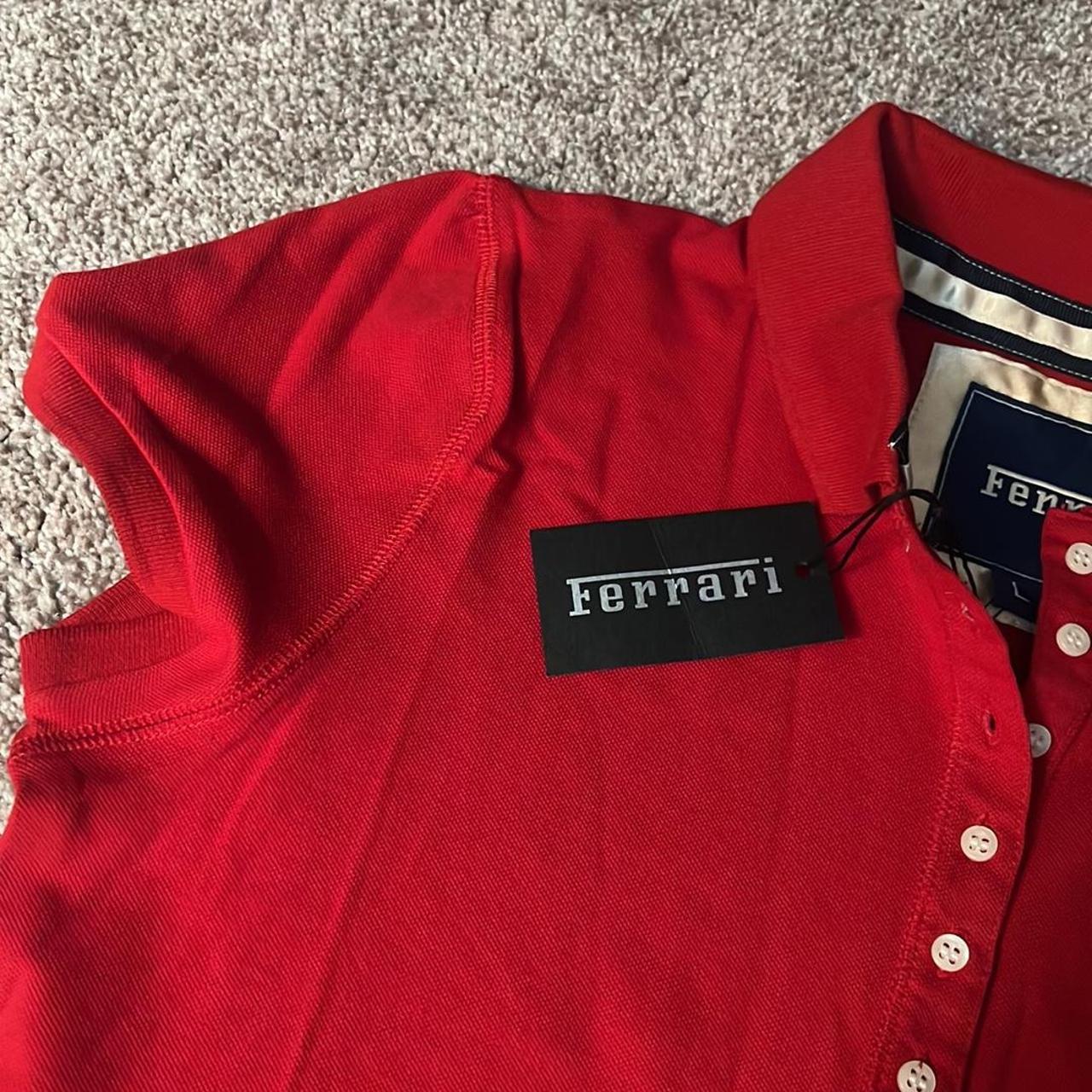 Ferrari Polo, swipe to last photo to see on body, - Depop