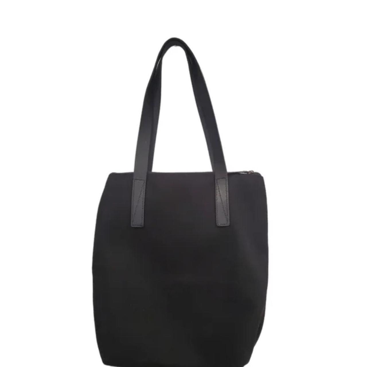 Everlane Black Canvas Tote Shoulder Bag 14x14 9