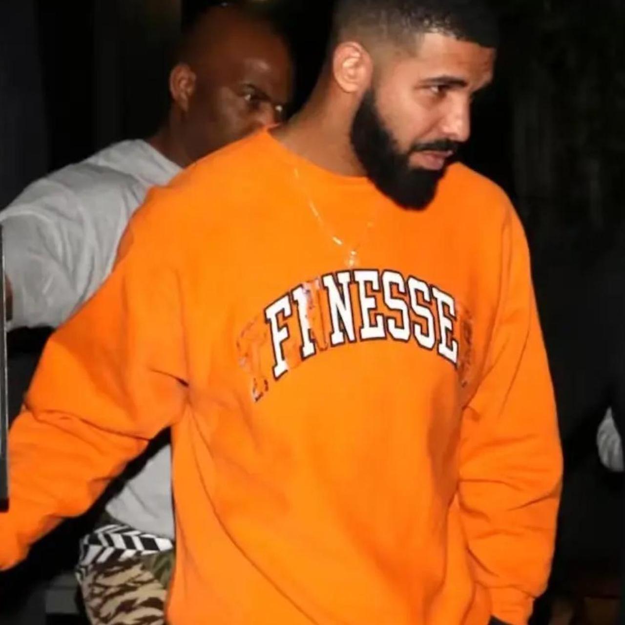 Drake Tennessee FINESSE Orange crewneck sweatshirt. Depop