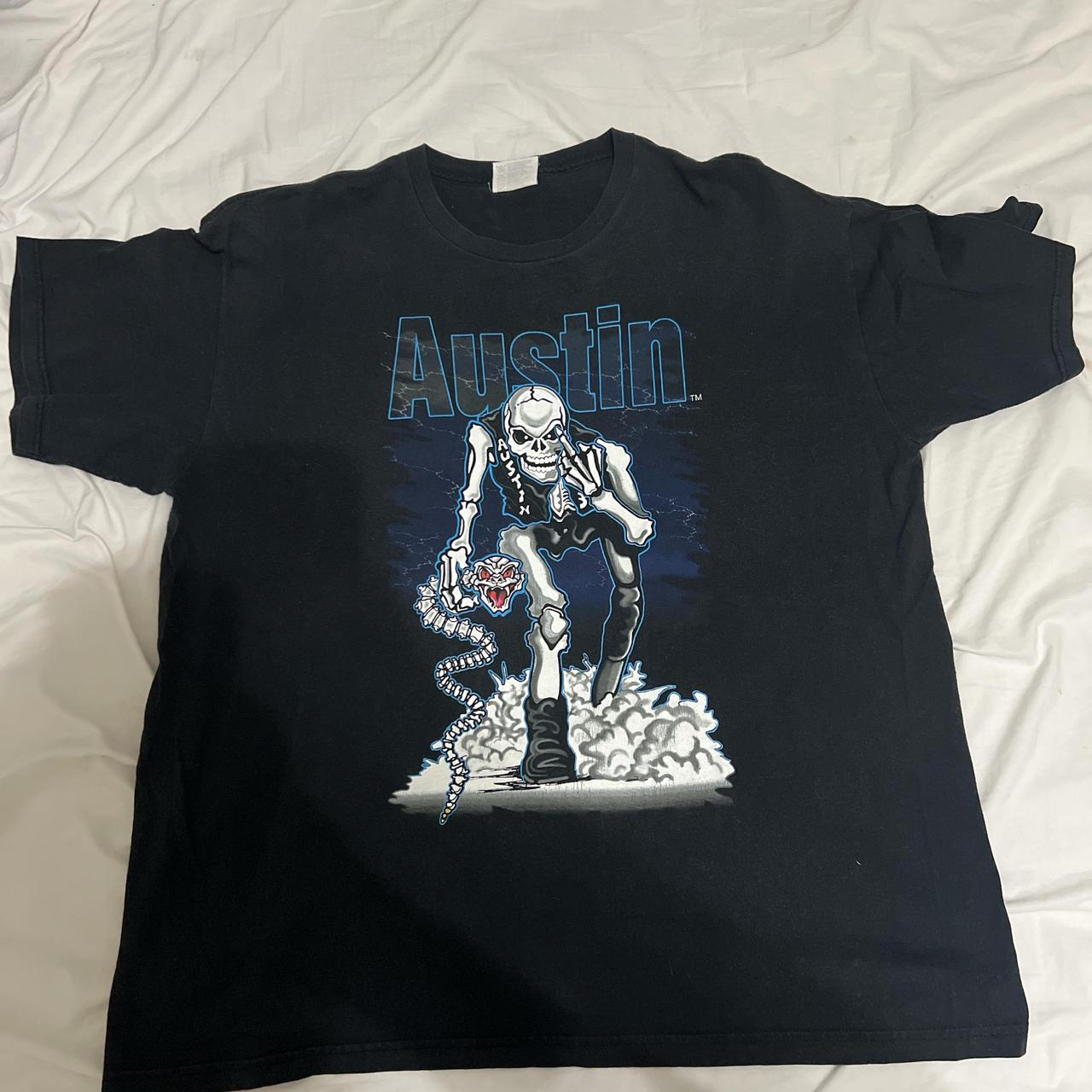 Vintage 90s WWF Stone Cold Steve Austin Bad to Bonz Skeleton