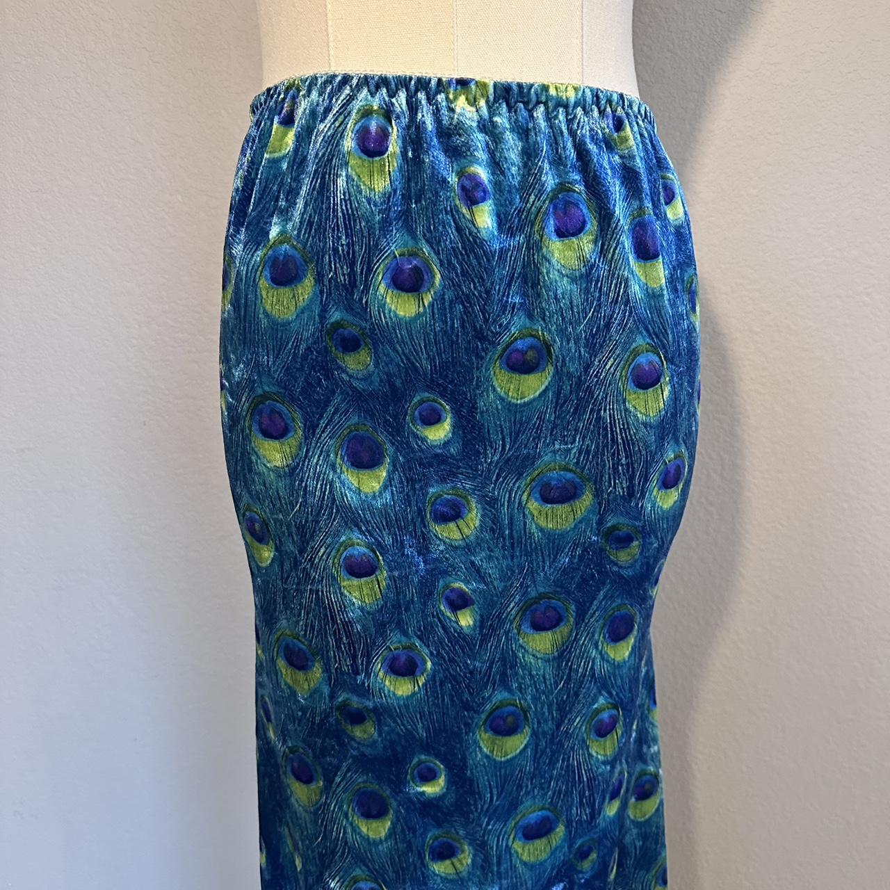 SPELL Madame Peacock Maxi Skirt in Emerald | REVOLVE