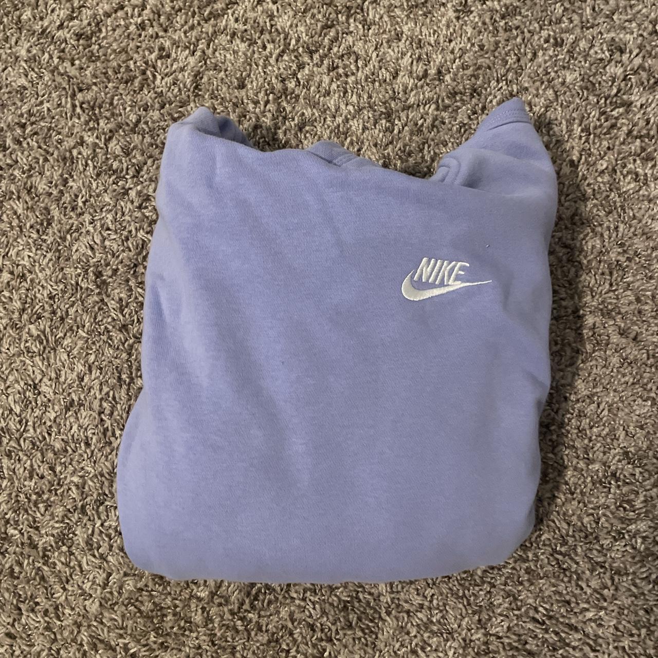 Nike purple hoodie🪻 Size-XL in kids!! super pretty... - Depop