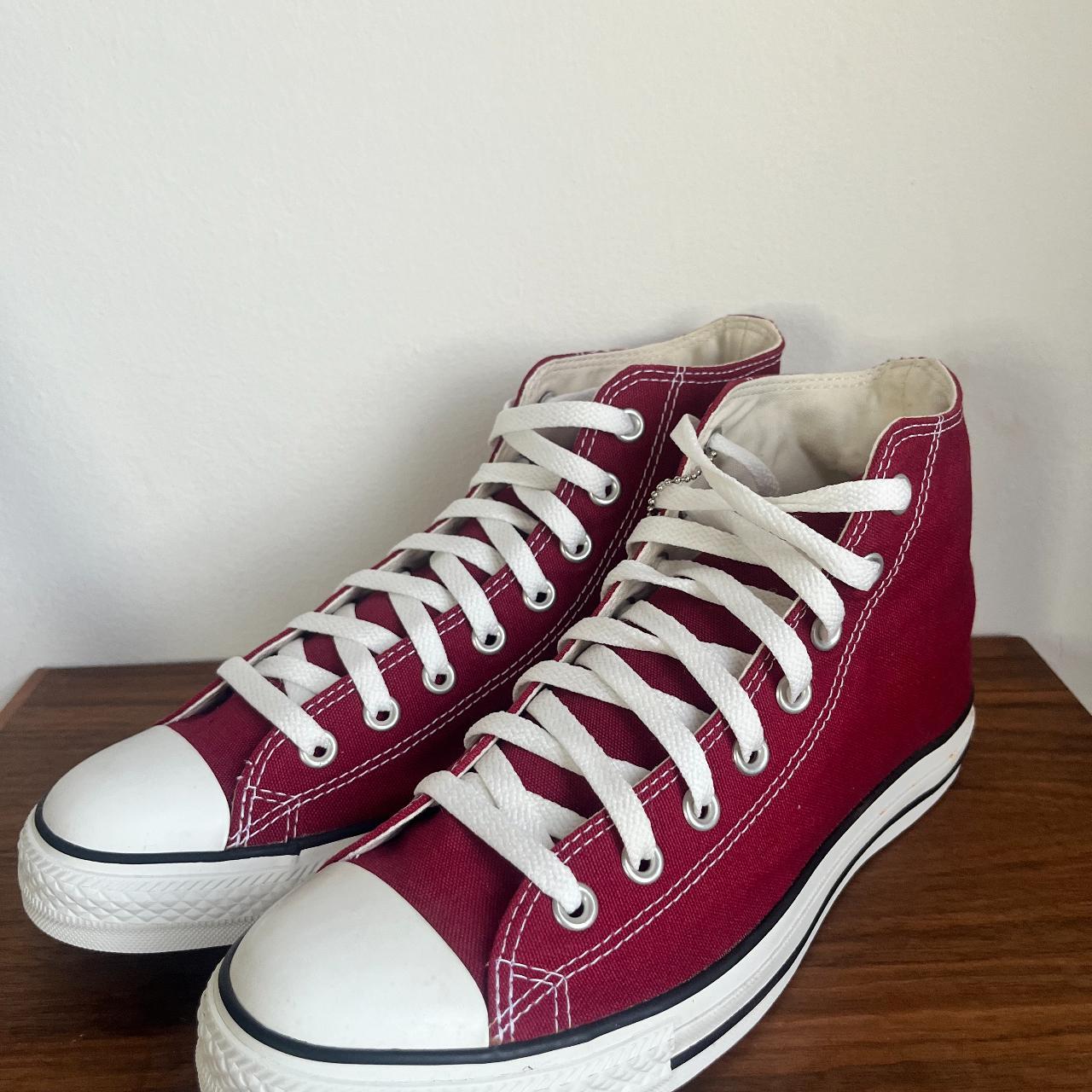 All star converse fashion burgundy