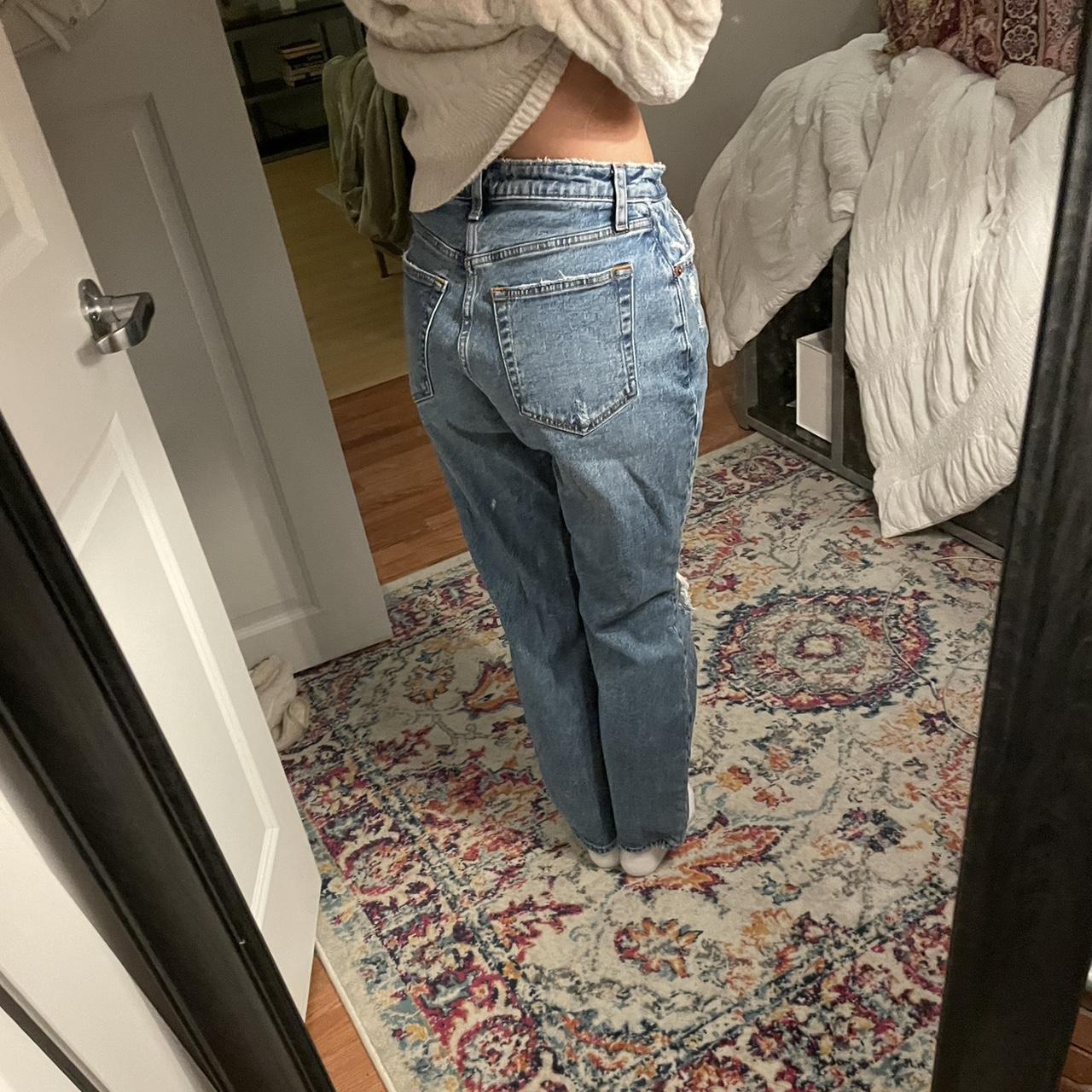 Abercrombie & Fitch Curve Love High Rise Dad Jeans