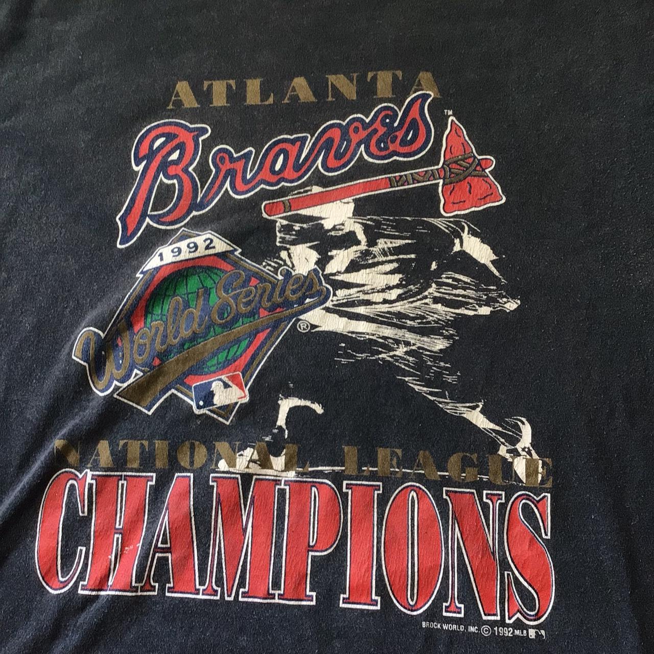 I just got a 1992 World Series Champion Atlanta Braves shirt. : r