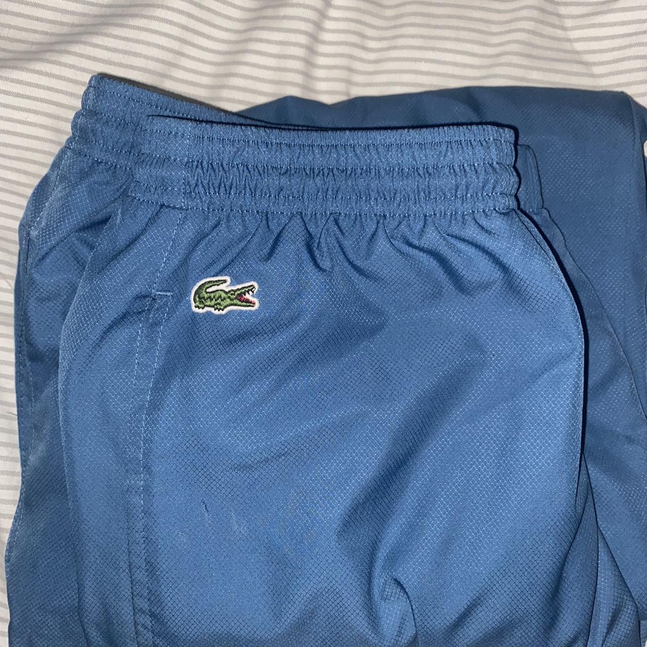 turquoise vintage Lacoste bottoms hard to get size S... - Depop