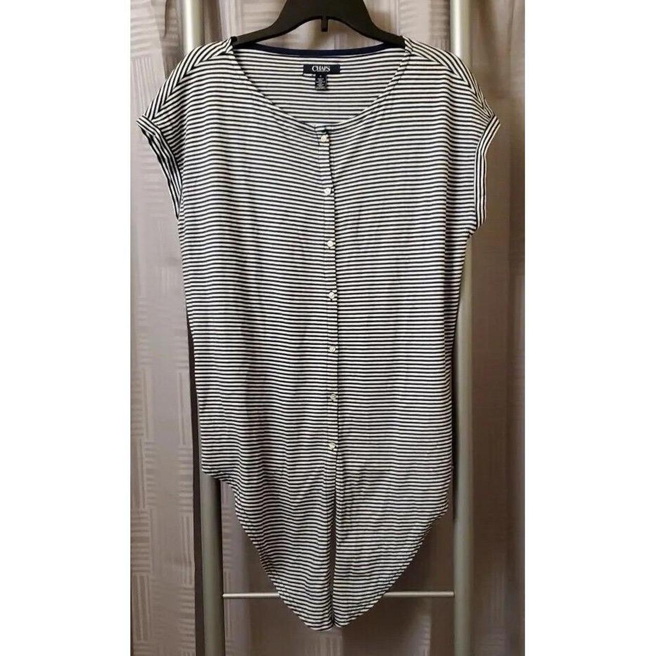 Chaps Women's Shirt - Blue - M – Women's Chaps Sh… - image 4