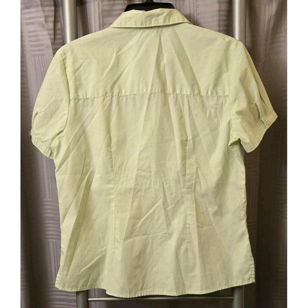 Basic Editions Women's Blouse - Green - M – Basic… - image 4