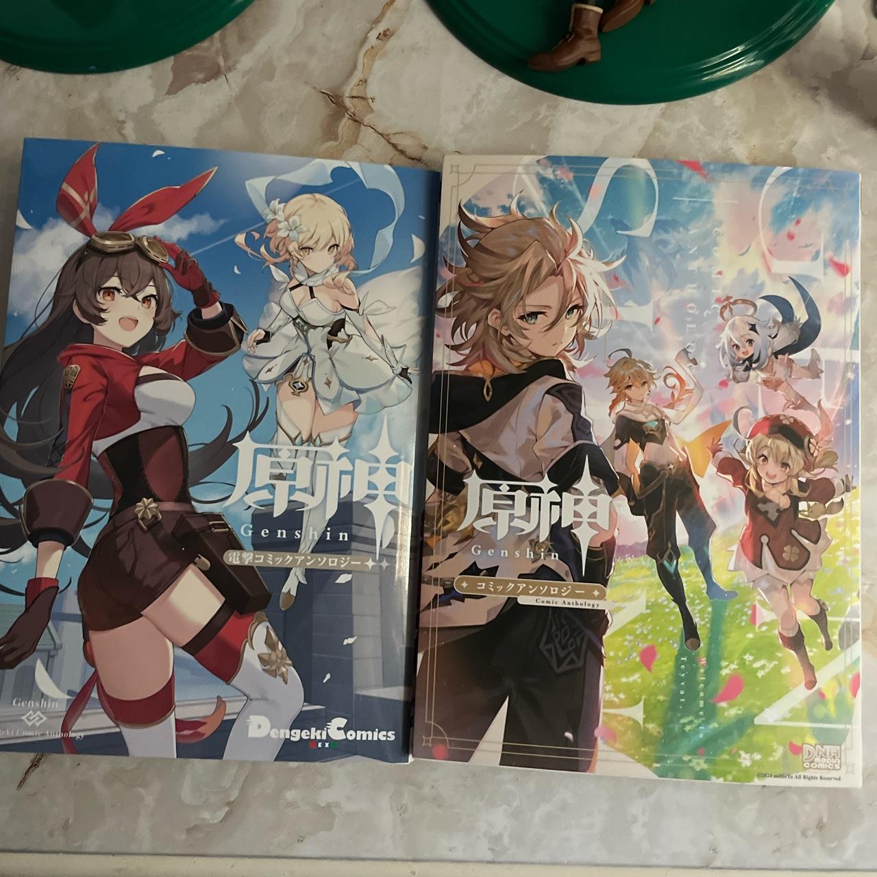 Genshin Impact fan book bundle 2 mangas (the one on... Depop