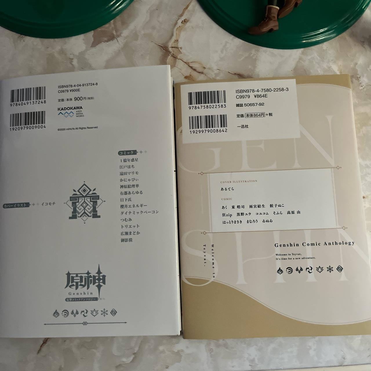 Genshin Impact fan book bundle 2 mangas (the one on... Depop