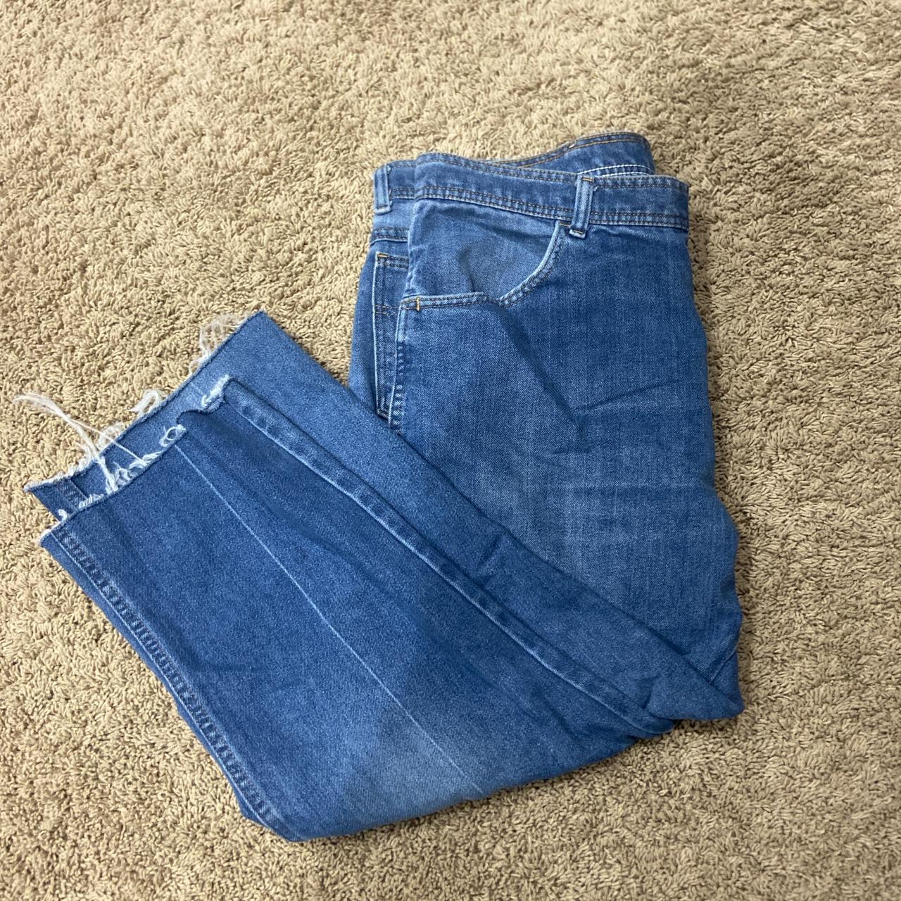Wrangler Jeans size 38x32 flare look so much shorter... - Depop