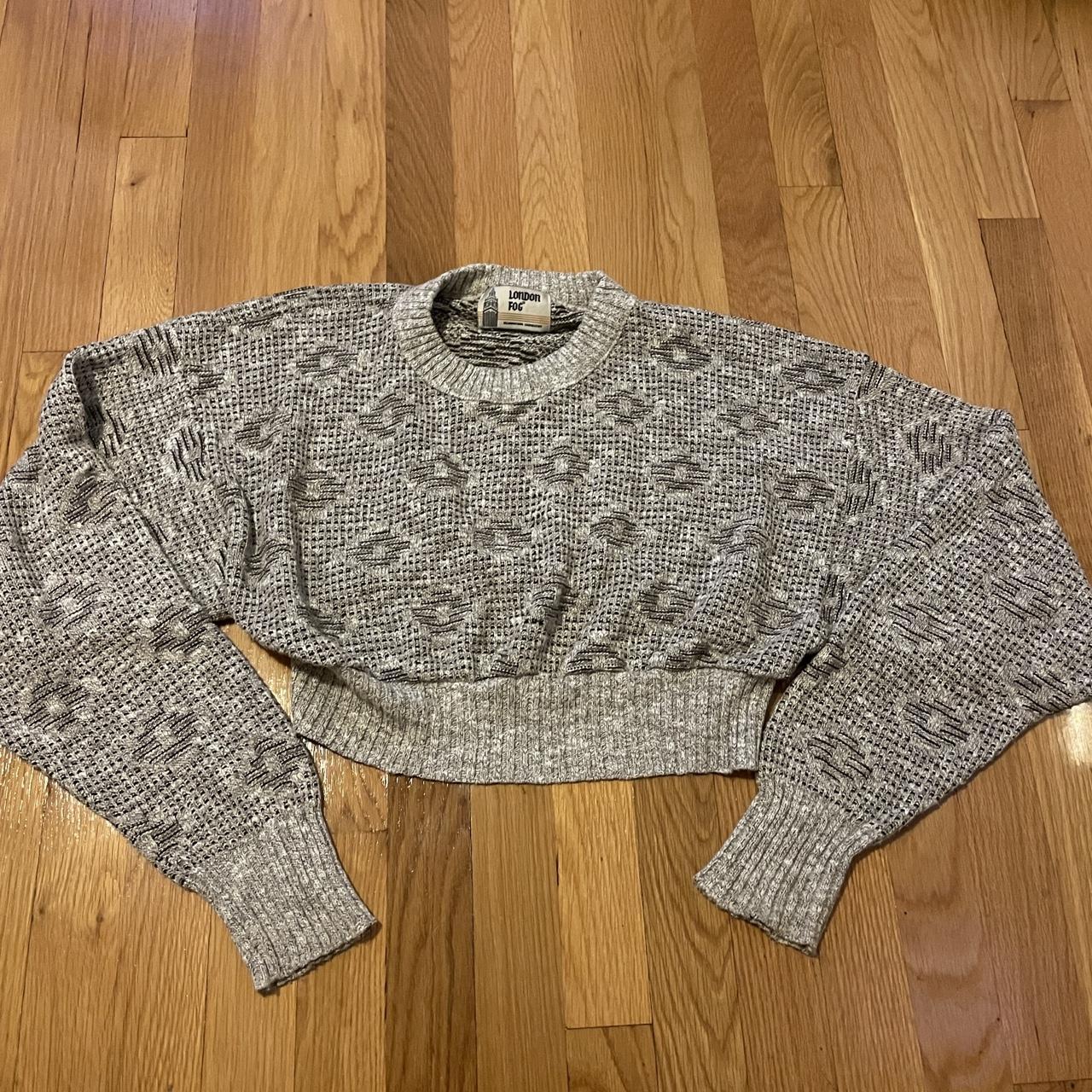 Reworked Vintage Sweater. Vintage London Fog sweater... - Depop