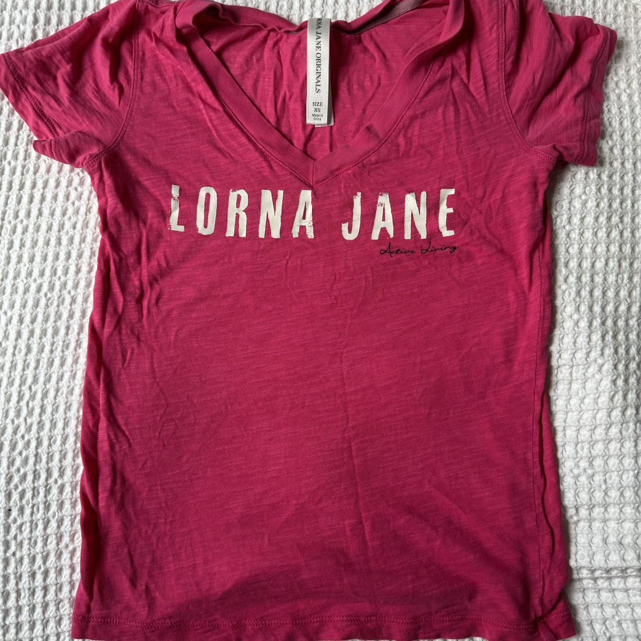 LORNA JANE Hot Pink T-Shirt Size XS (6-8) - Depop