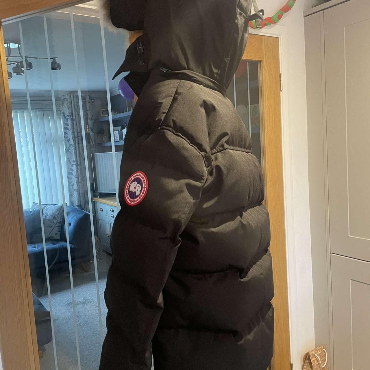 Black Wyndham Canada goose coat Comes with fur... - Depop