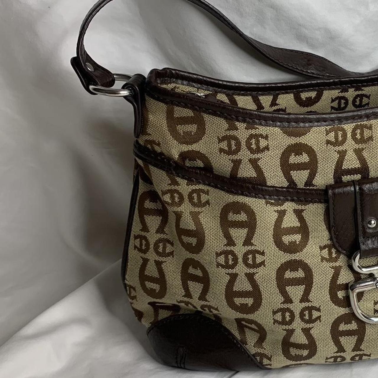 Ettienne Aigner Shoulder Bag Vintage Brown Depop