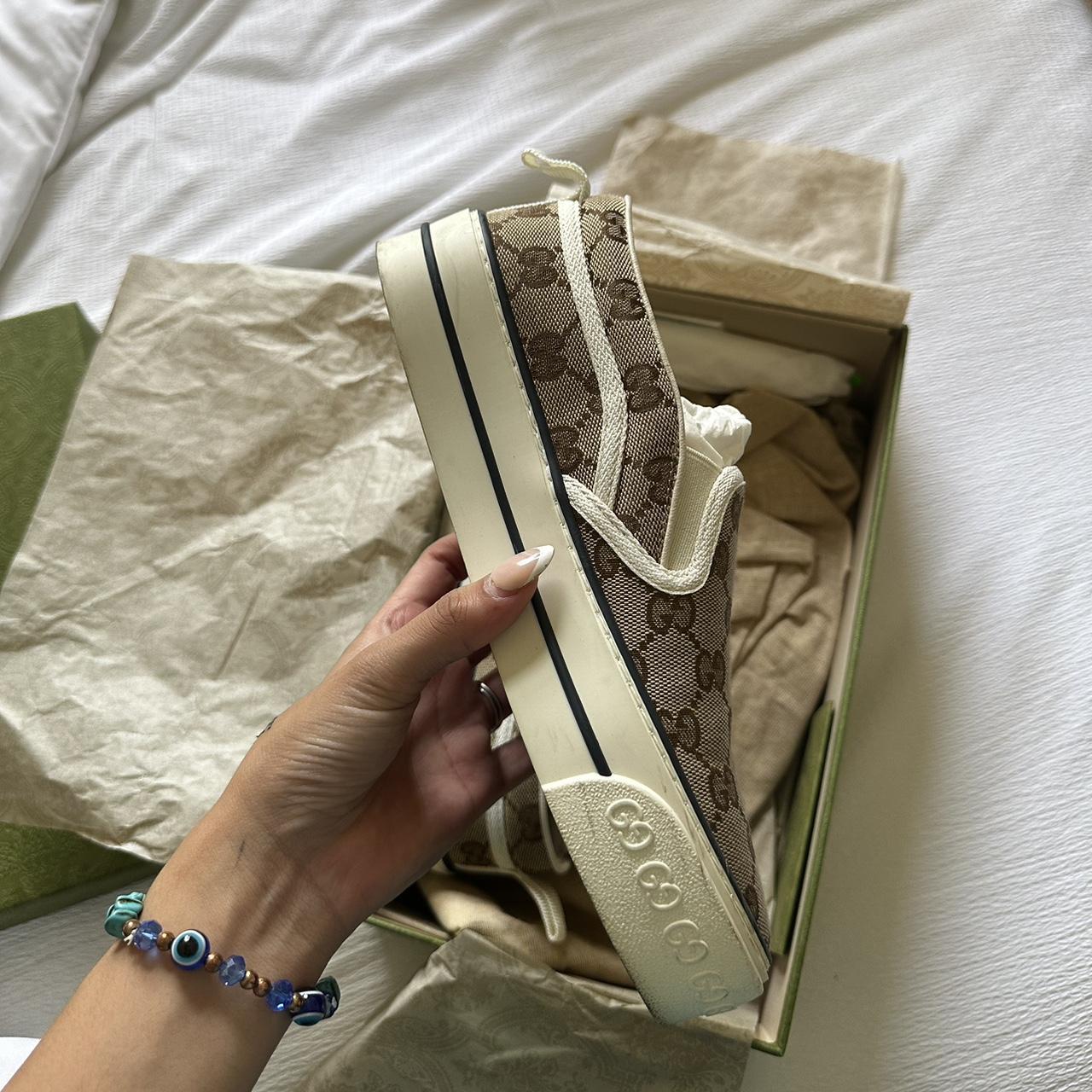 Gucci Tennis 1977 Slip-On Sneaker. Size 36. - Depop