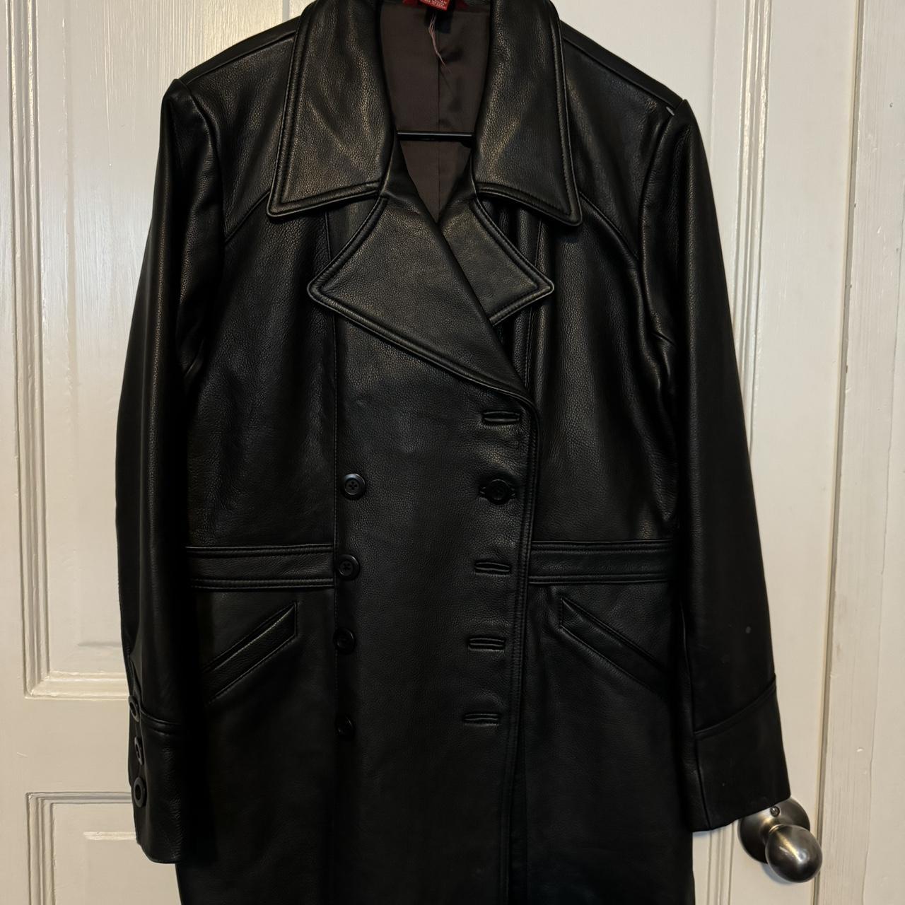 Sundance popular Leather Trench Coat