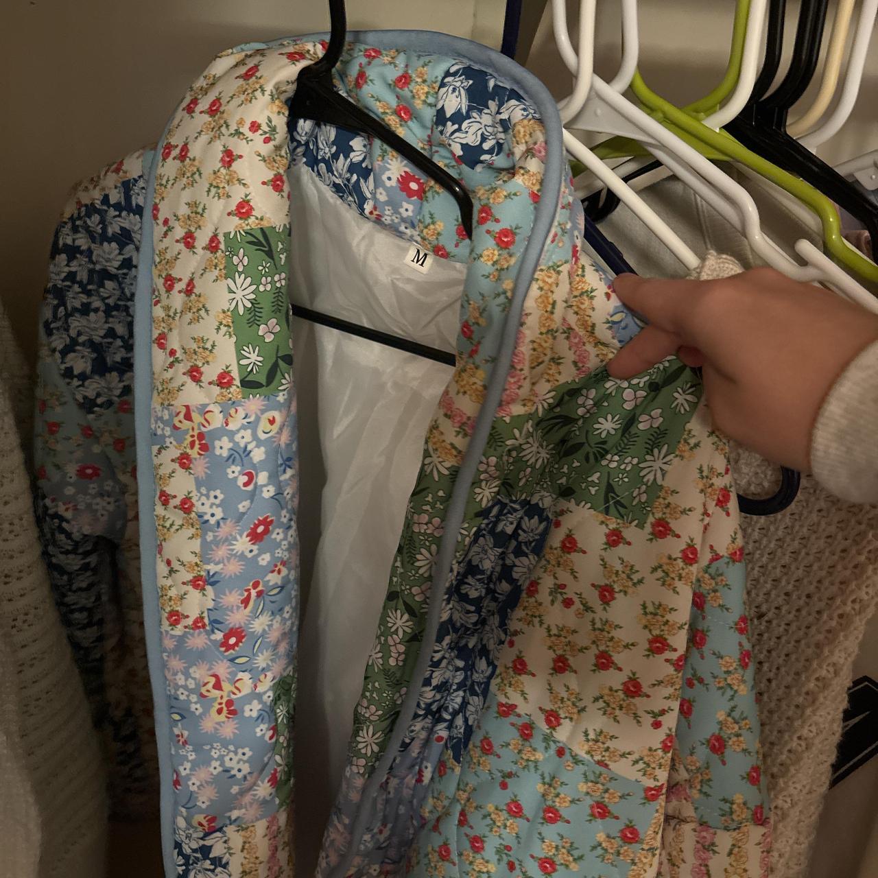 Women's Jacket - Multi/Blue - M – Patchwork jacke… - image 2