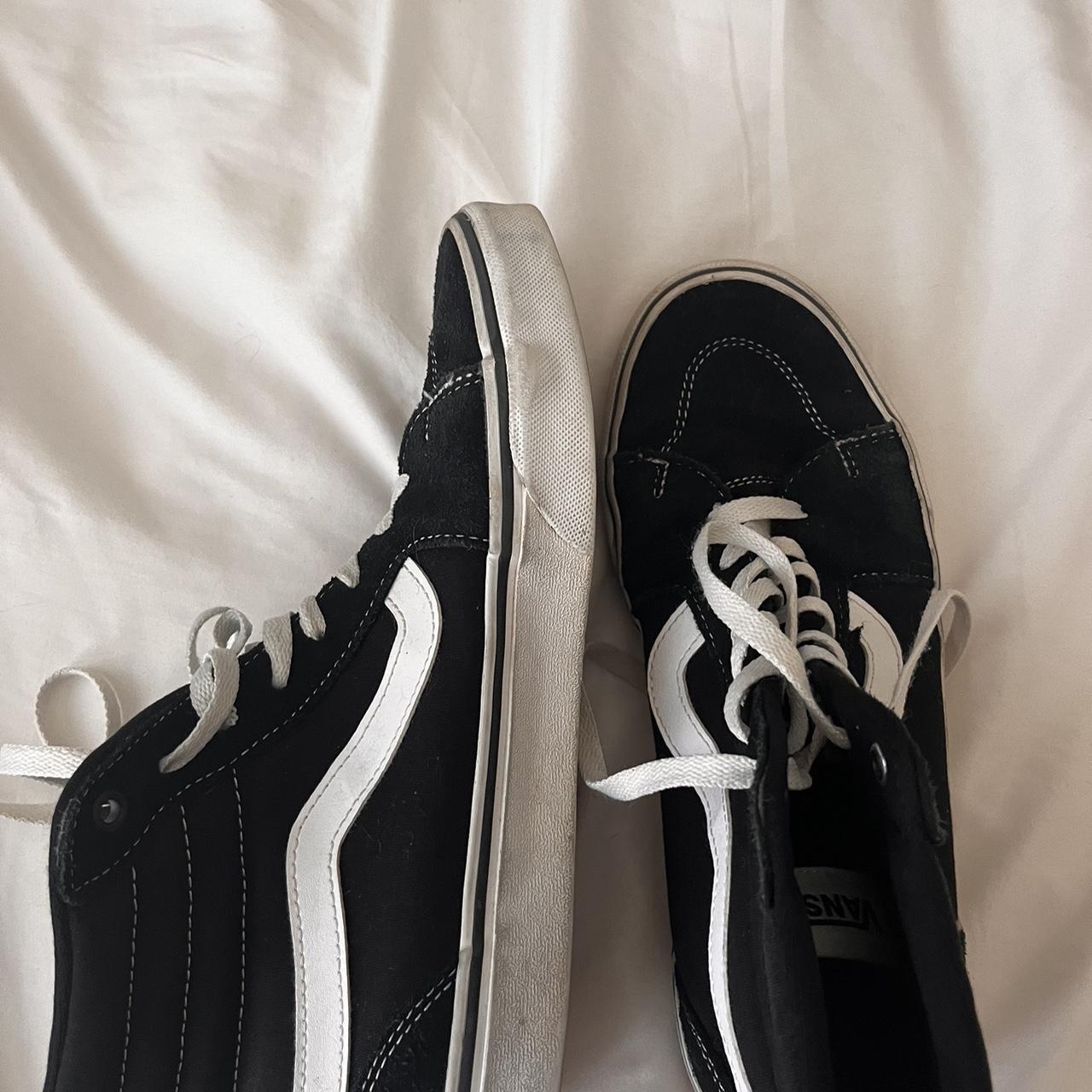 Mens black outlet vans size 8