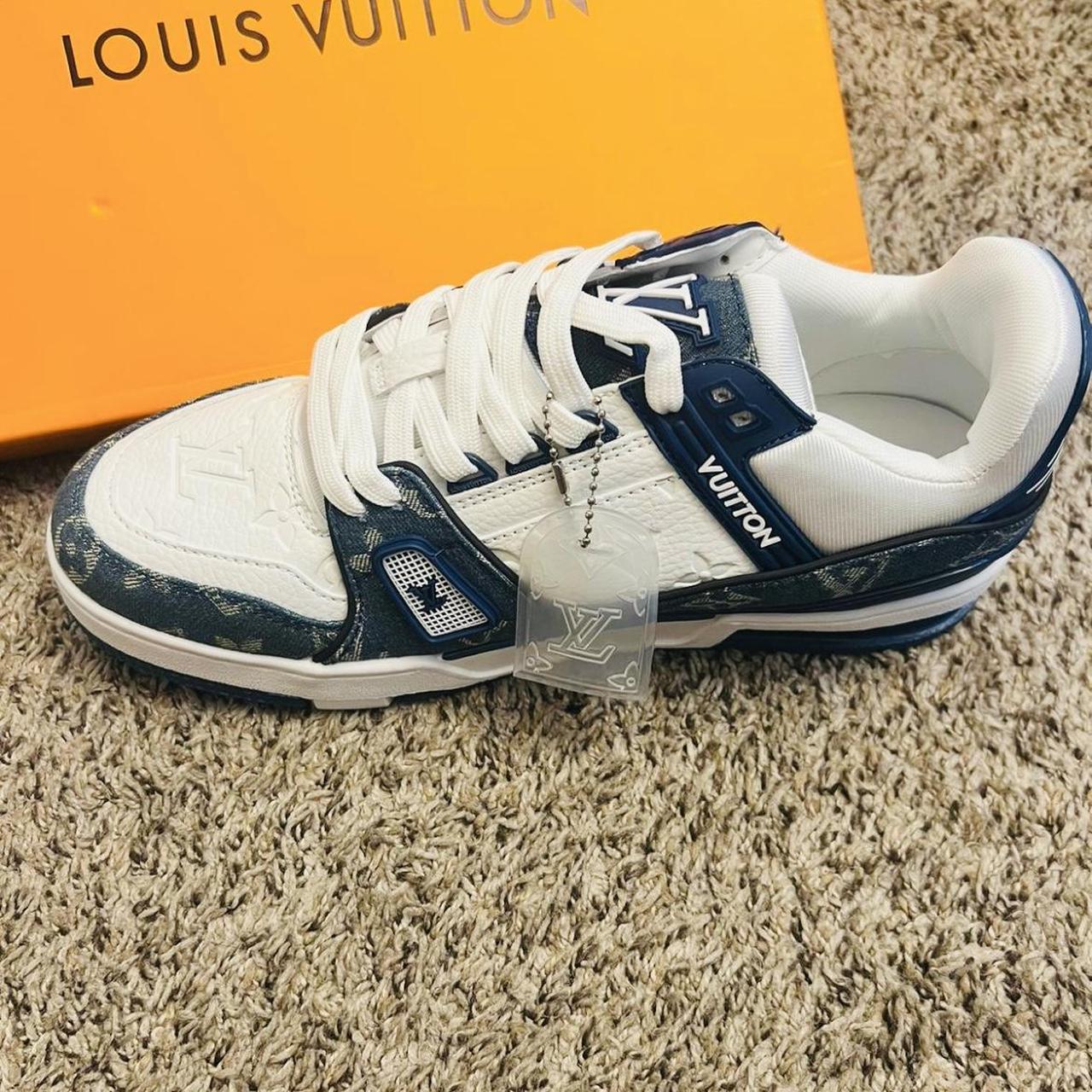 Unisex Vans LV Louis Vuitton Custom Sneakers. This - Depop