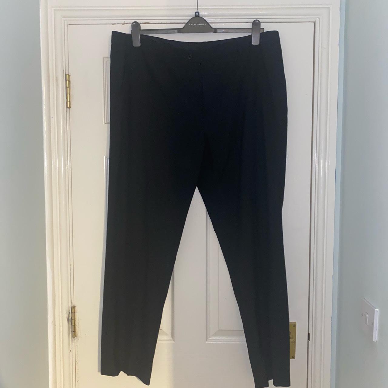 Next Black Suit Trousers A timeless piece, Black... - Depop