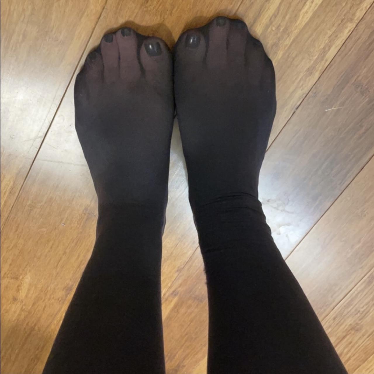 No Nonsense Black Pantyhose - Loved, Worn During... - Depop