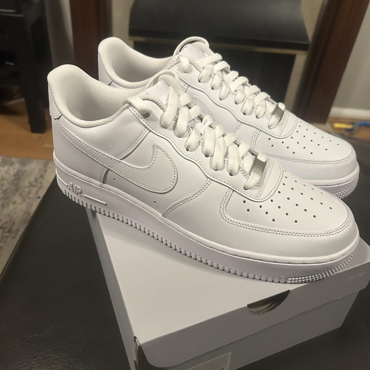 Nike Airforce 1 White Size UK 10.5 Brand new - Depop