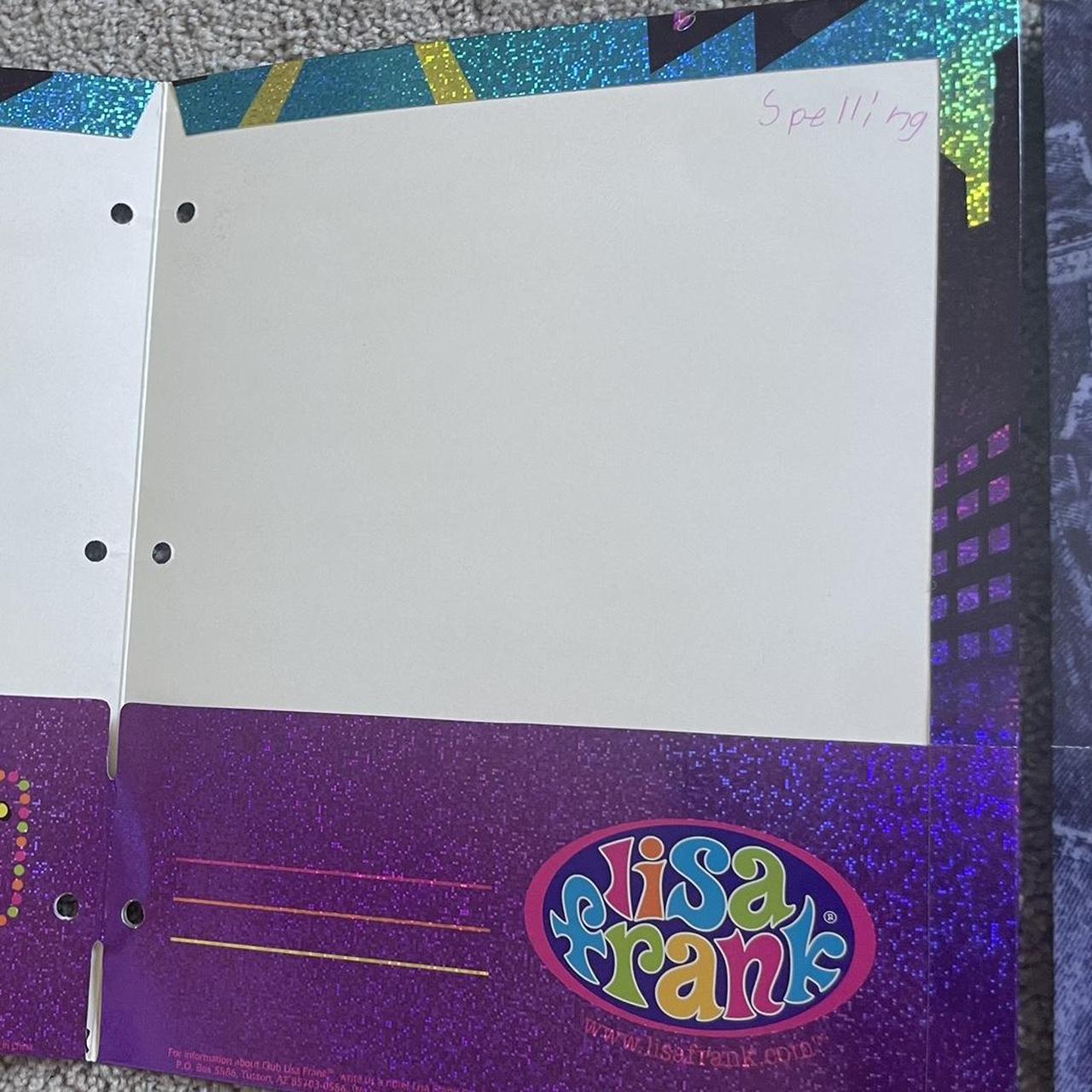 Y2K Lisa Frank 4 folders and 2 rulers. All were... - Depop