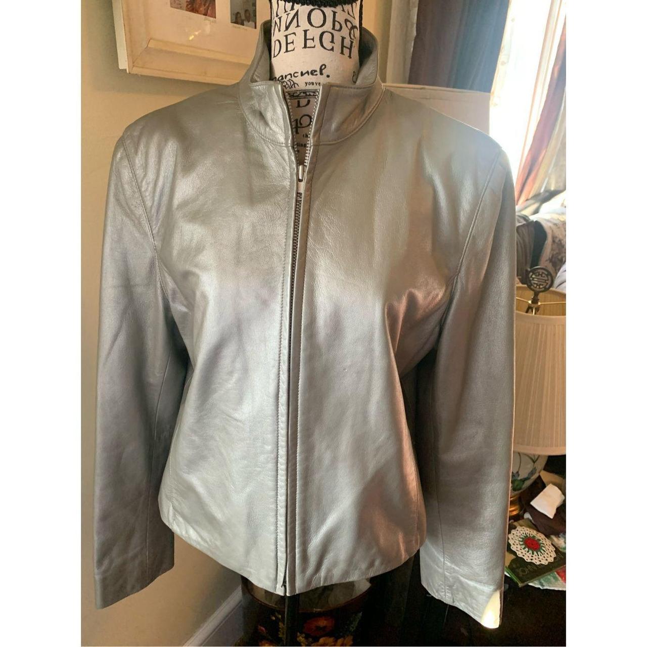 Jones new york shop genuine leather jacket