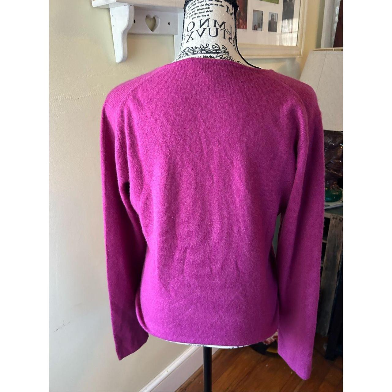 Mainbocher Pure Cashmere Sweater size medium. Deep