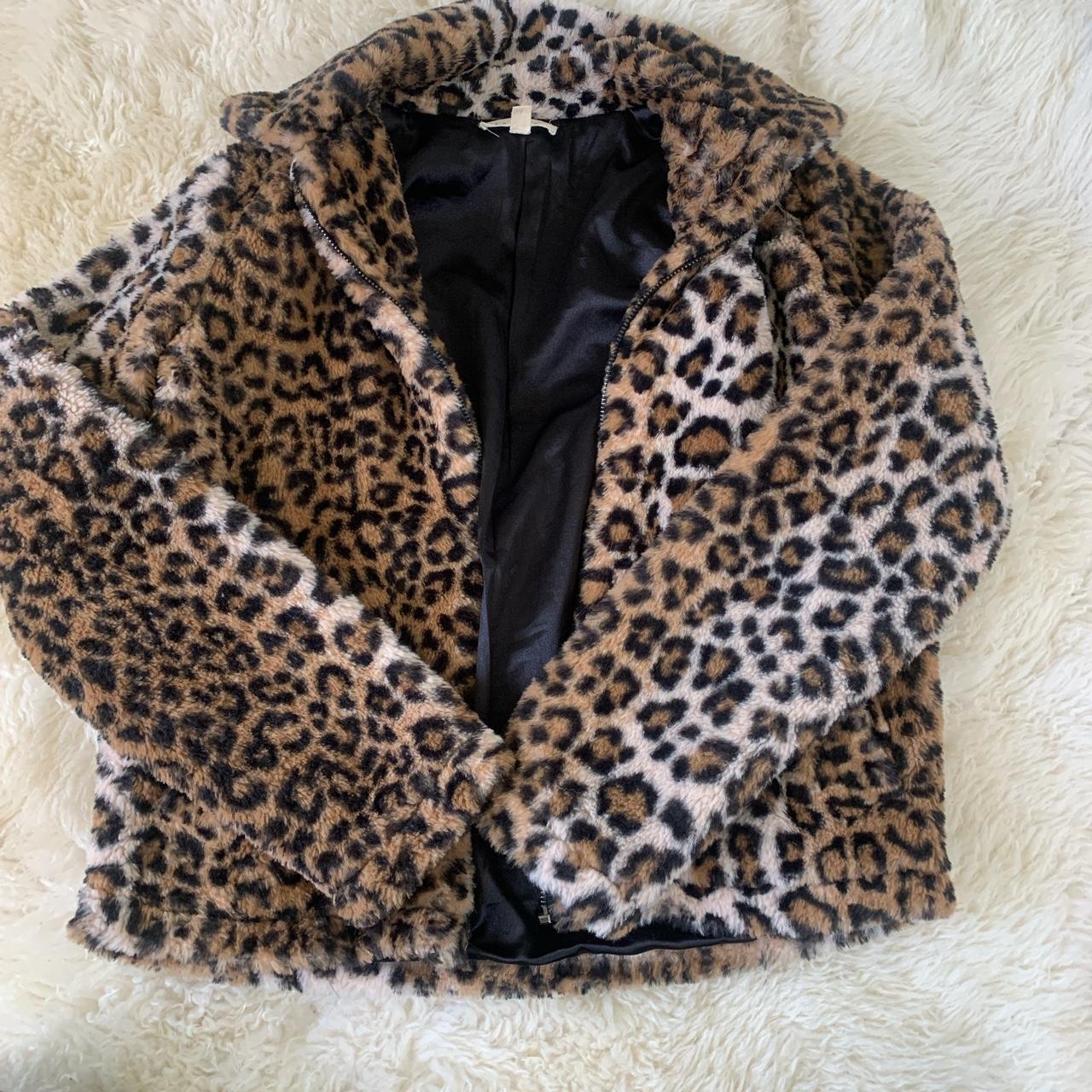 super cool cheeta jacket. lightly worn. this is so... - Depop