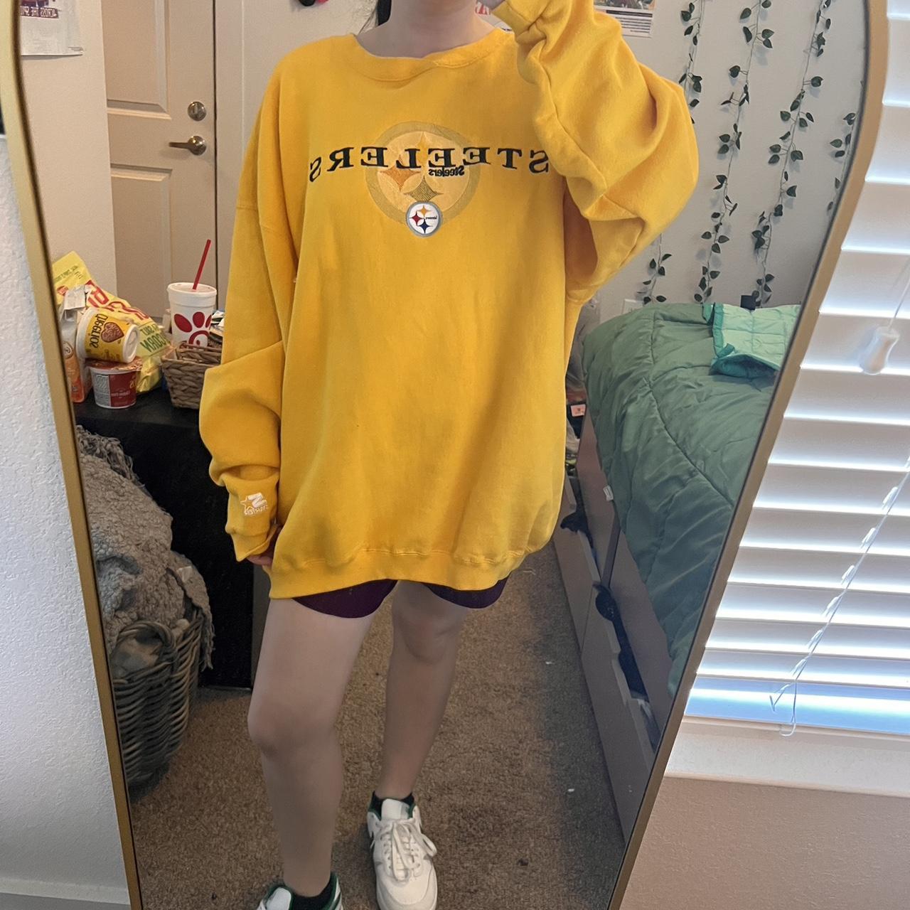 DEPOP PAYMENTS ONLY yellow vintage steelers crewneck Depop