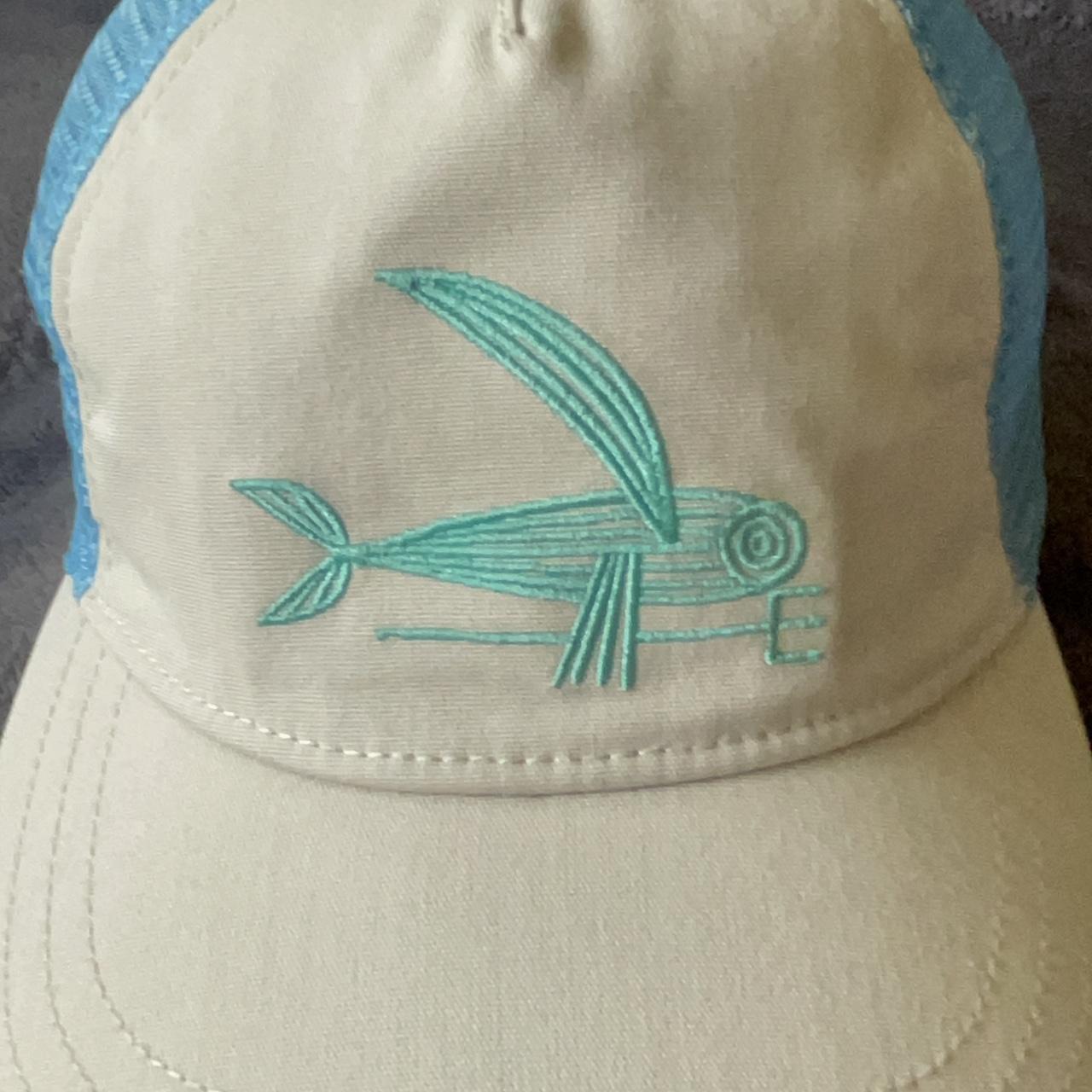 Patagonia Flying Fish Trident fishing hat, cap. Snap - Depop