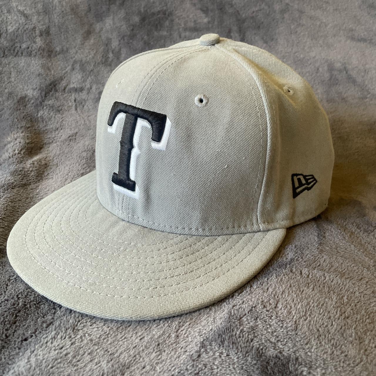 Texas Rangers New Era White on White 59FIFTY Fitted Hat