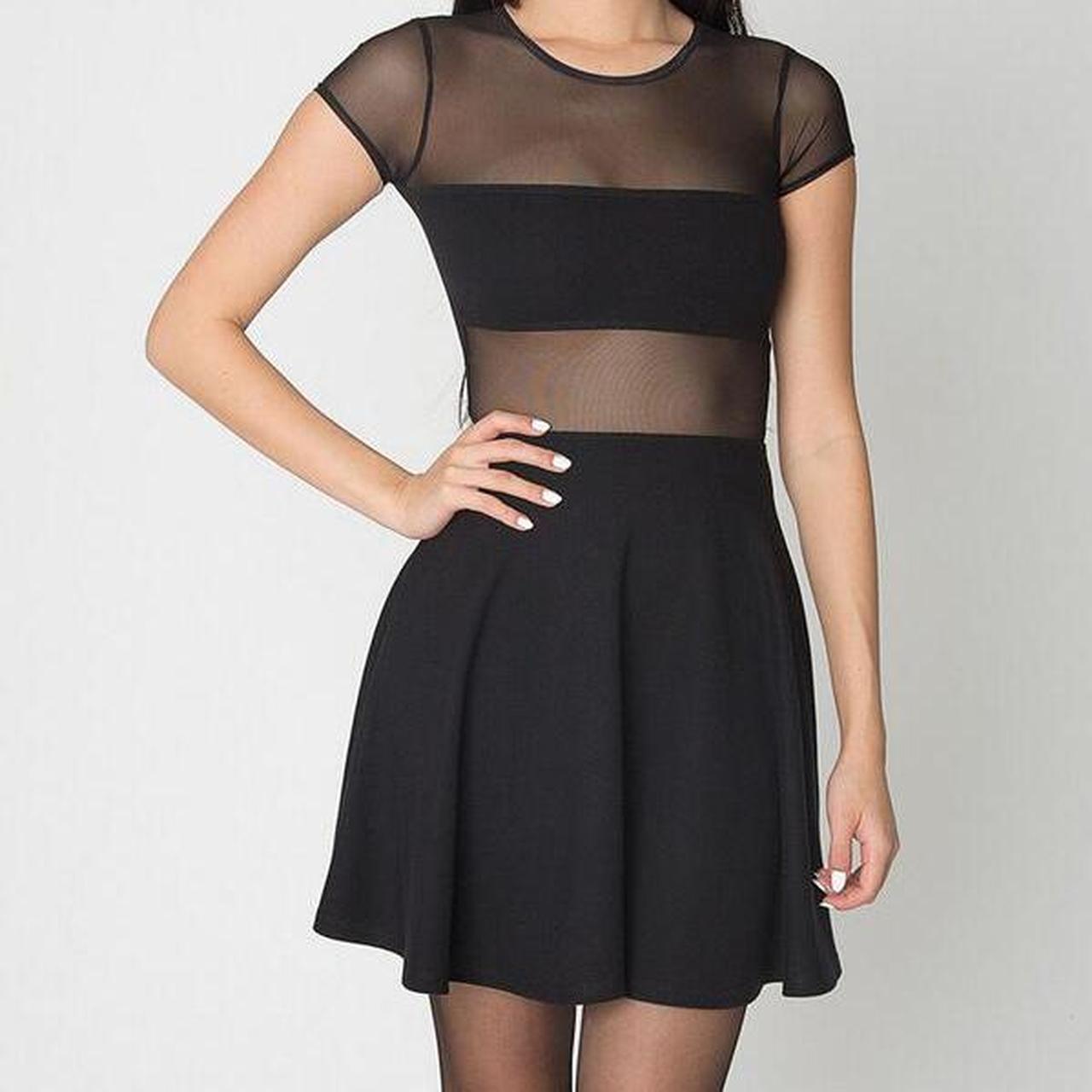 American apparel 2025 mesh dress